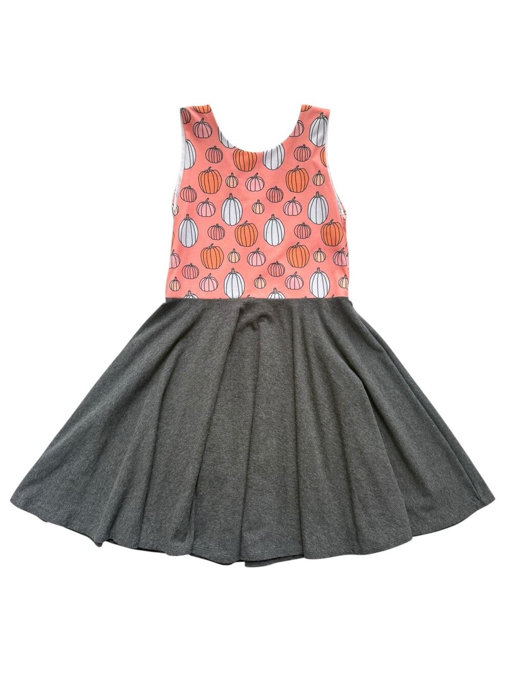 Malia + Kai Charcoal Pumpkin Dress Size 7